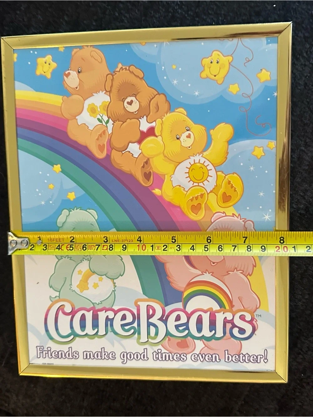 Care Bears Rainbow Wall Art - Blue, Yellow, Pink, Green, Orange, Purple